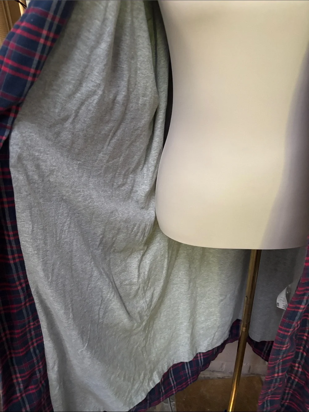 Boss Hugo Boss Plaid Robe L - Picture 4 of 10